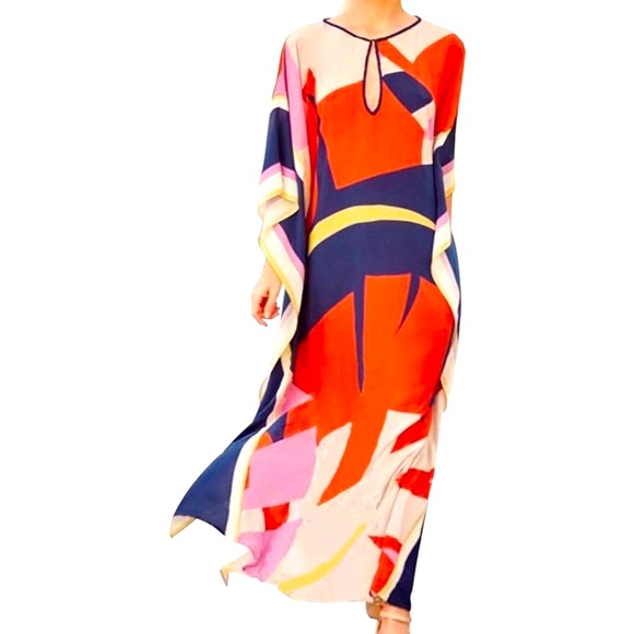 Cherry Cat multi color caftan - Picture 1 of 2